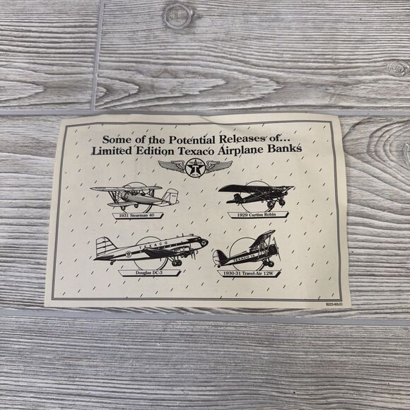 Wings of Texaco 1932 Northrop Gamma DIE-CAST METAL BANK Silver 2nd in Series - Picture 13 of 15